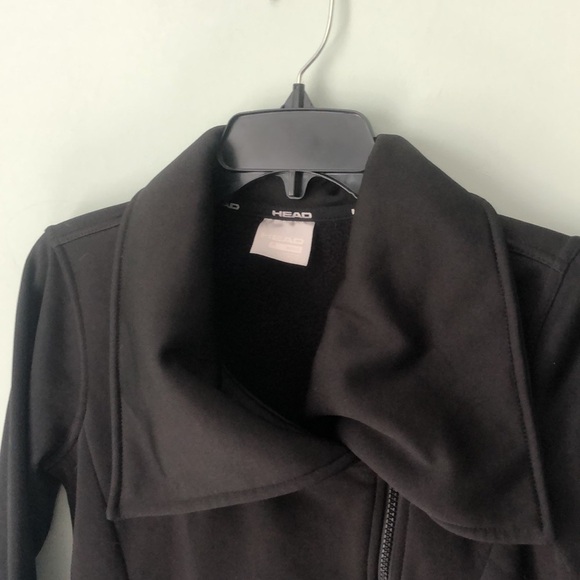 Head Athleisure Moto Jacket Small Stretch Thumbholes Active - Picture 3 of 5